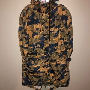 Men camo Windbreaker